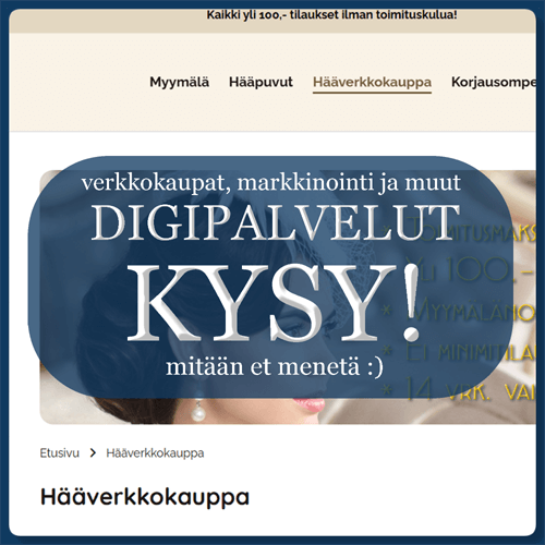 Kaikki digipalvelut edullisesti yli 25 v. kokemuksella